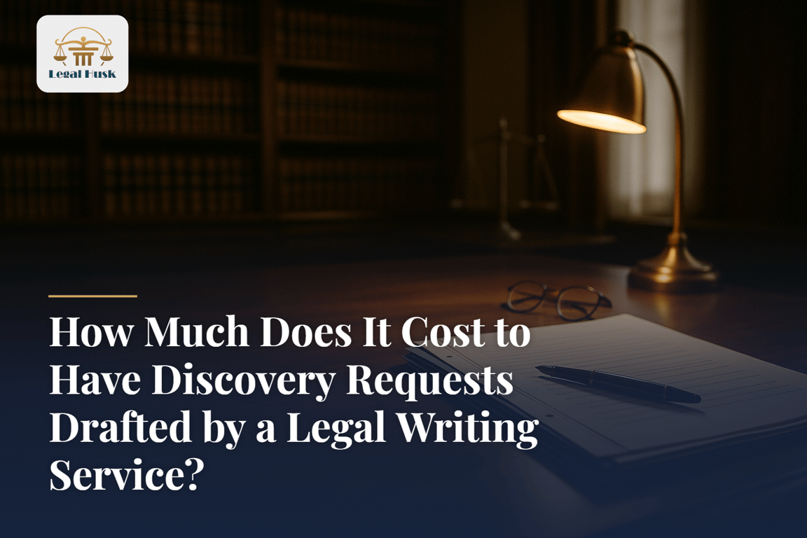 How Much Does It Cost to Have Discovery Requests Drafted by a Legal Writing Service?