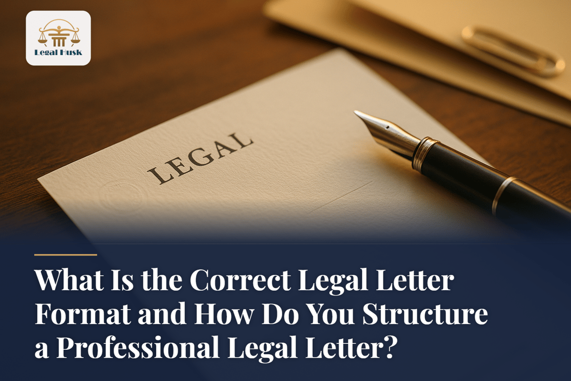 What Is the Correct Legal Letter Format and How Do You Structure a Professional Legal Letter?