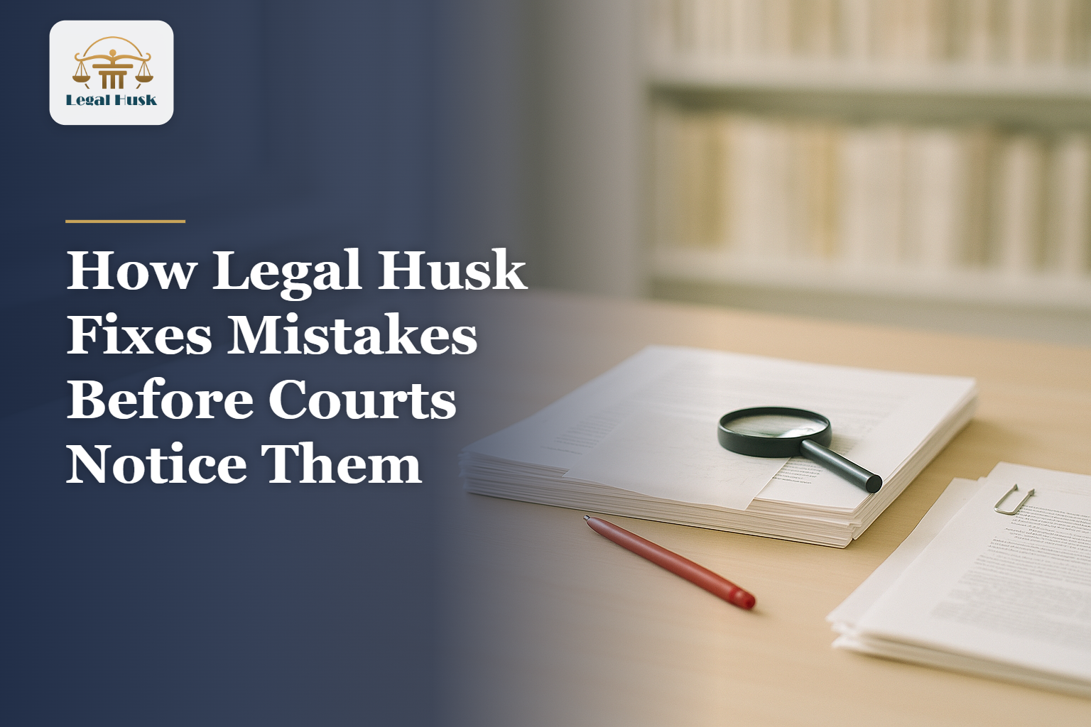 How Legal Husk Fixes Mistakes Before Courts Notice Them