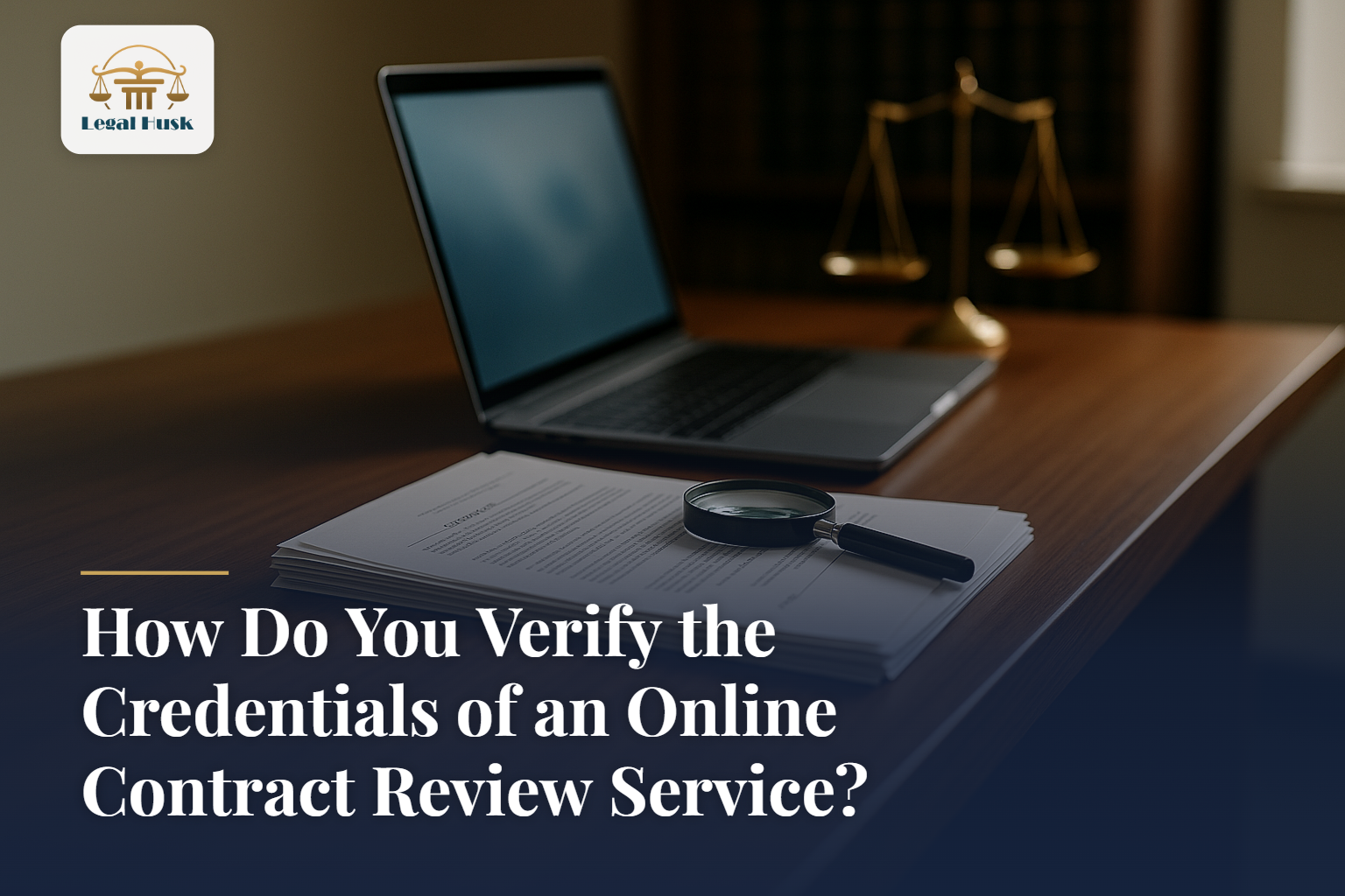 How Do You Verify the Credentials of an Online Contract Review Service?