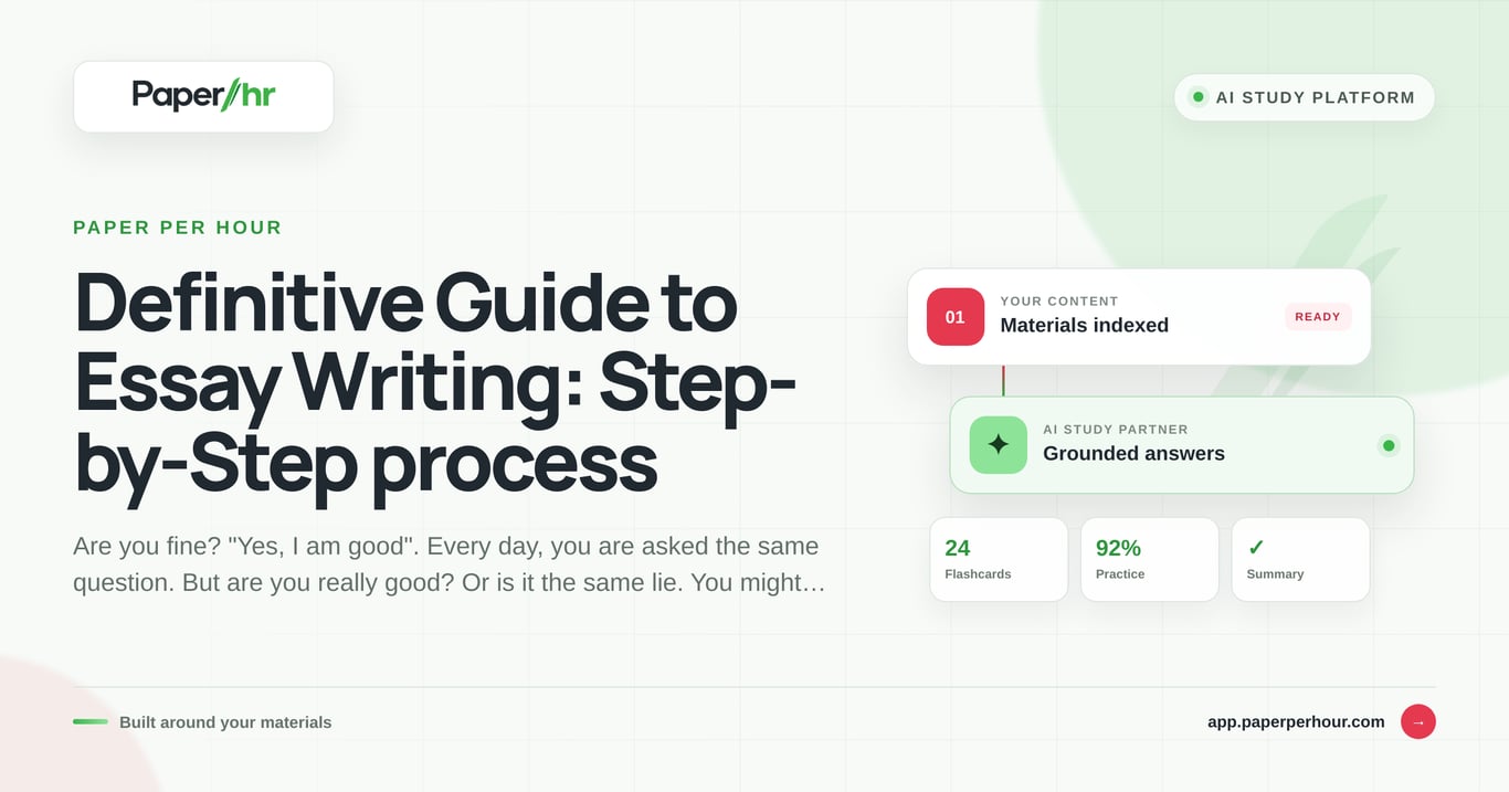 Definitive Guide to Essay Writing: Step-by-Step process