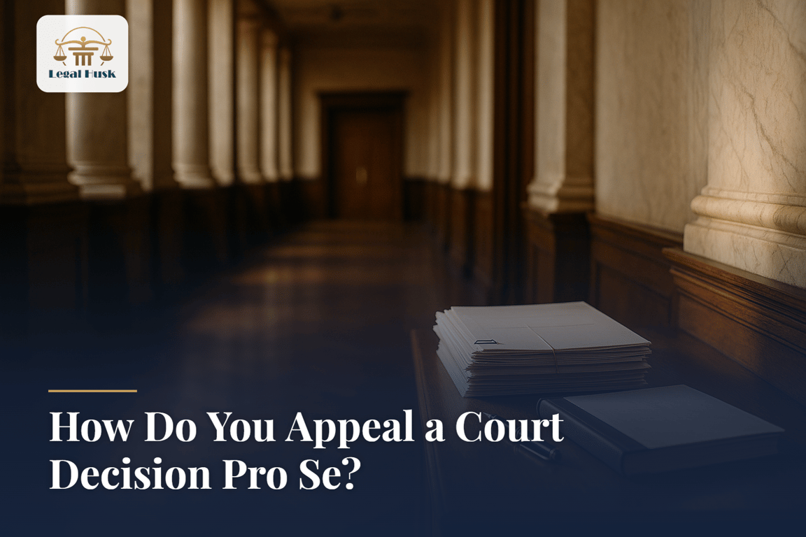 How Do You Appeal a Court Decision Pro Se?
