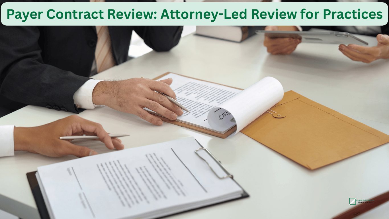 Payer Contract Review