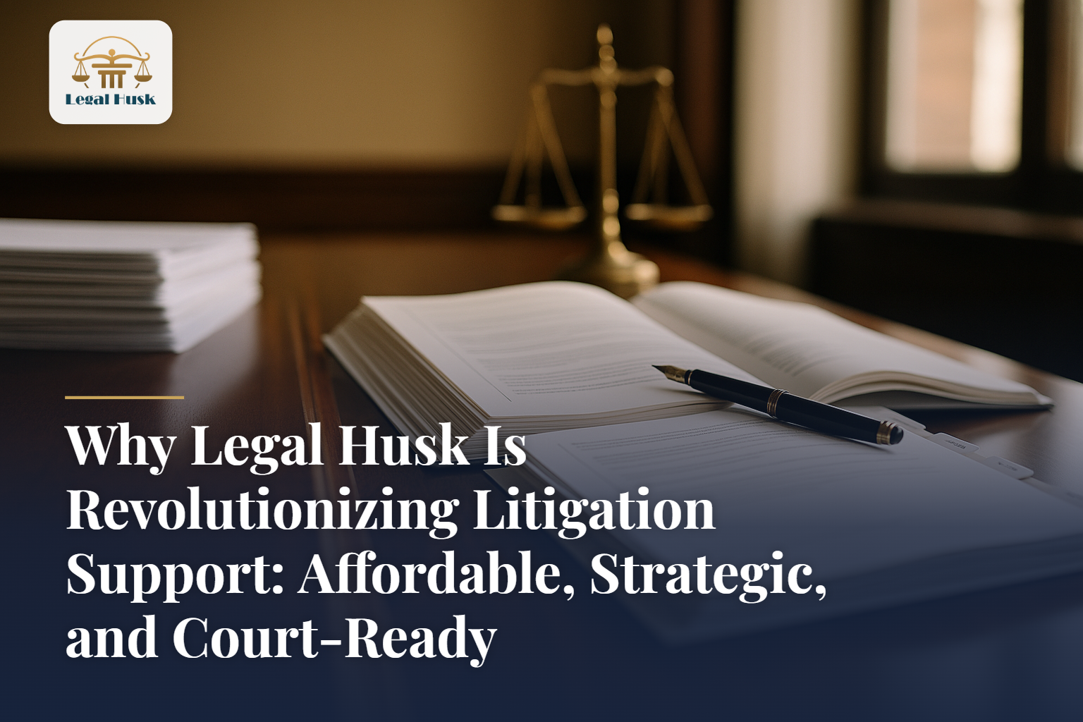 Why Legal Husk Is Revolutionizing Litigation Support: Affordable, Strategic, and Court-Ready