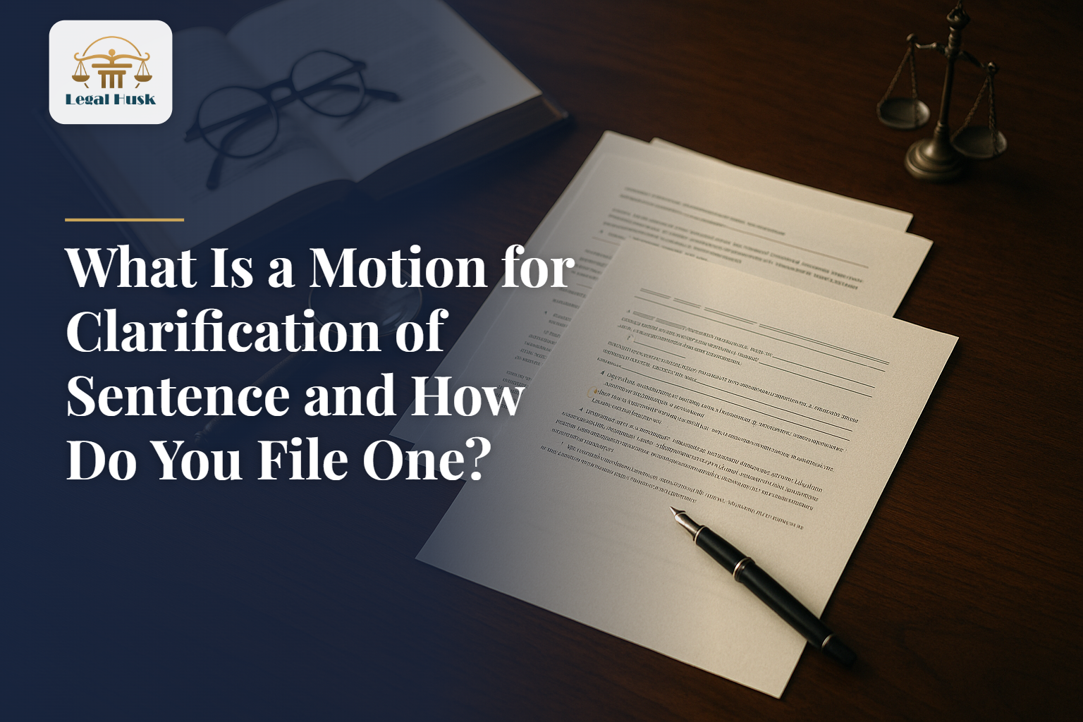 What Is a Motion for Clarification of Sentence and How Do You File One?