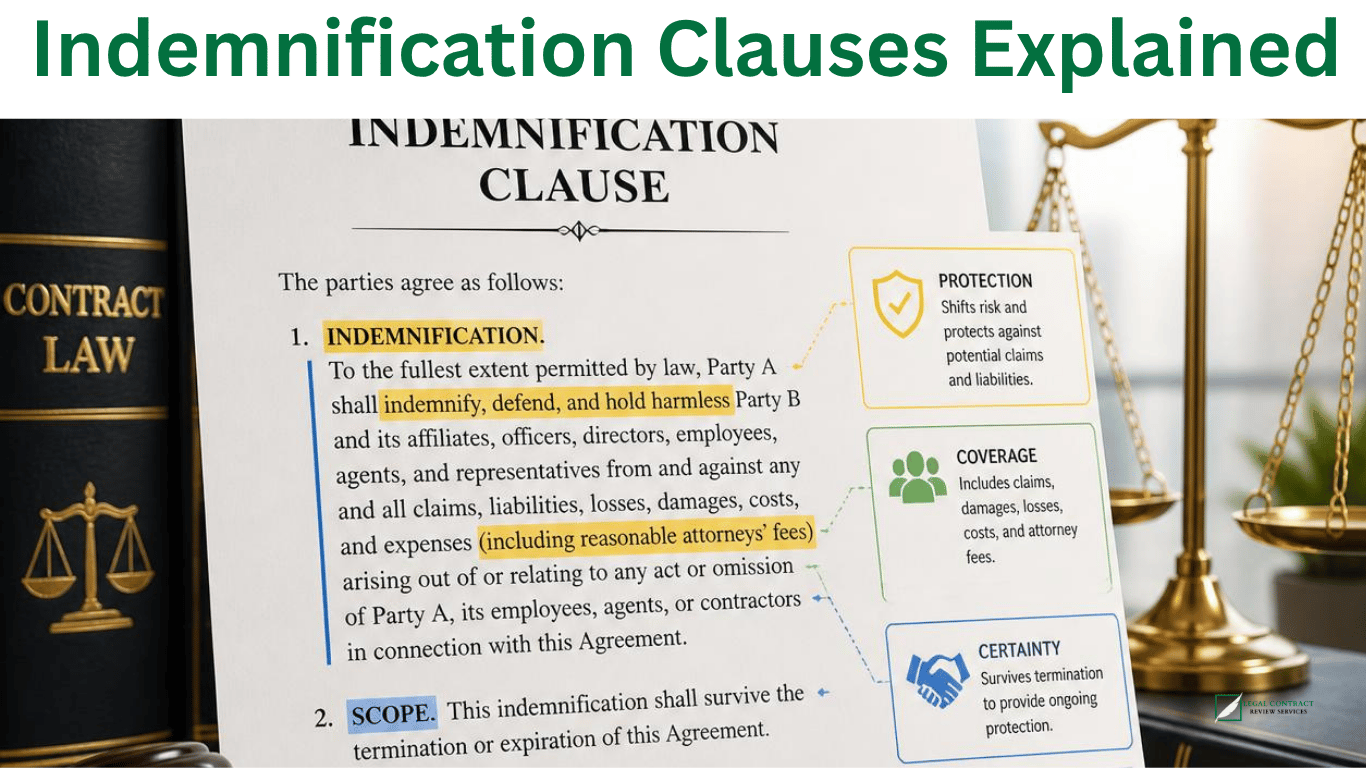 Indemnification Clauses Explained