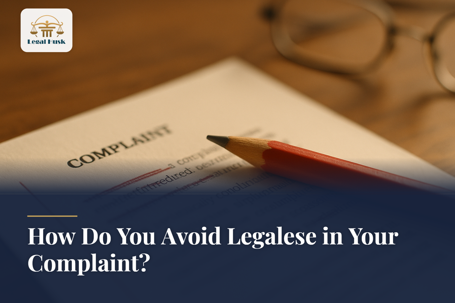 How Do You Avoid Legalese in Your Complaint?