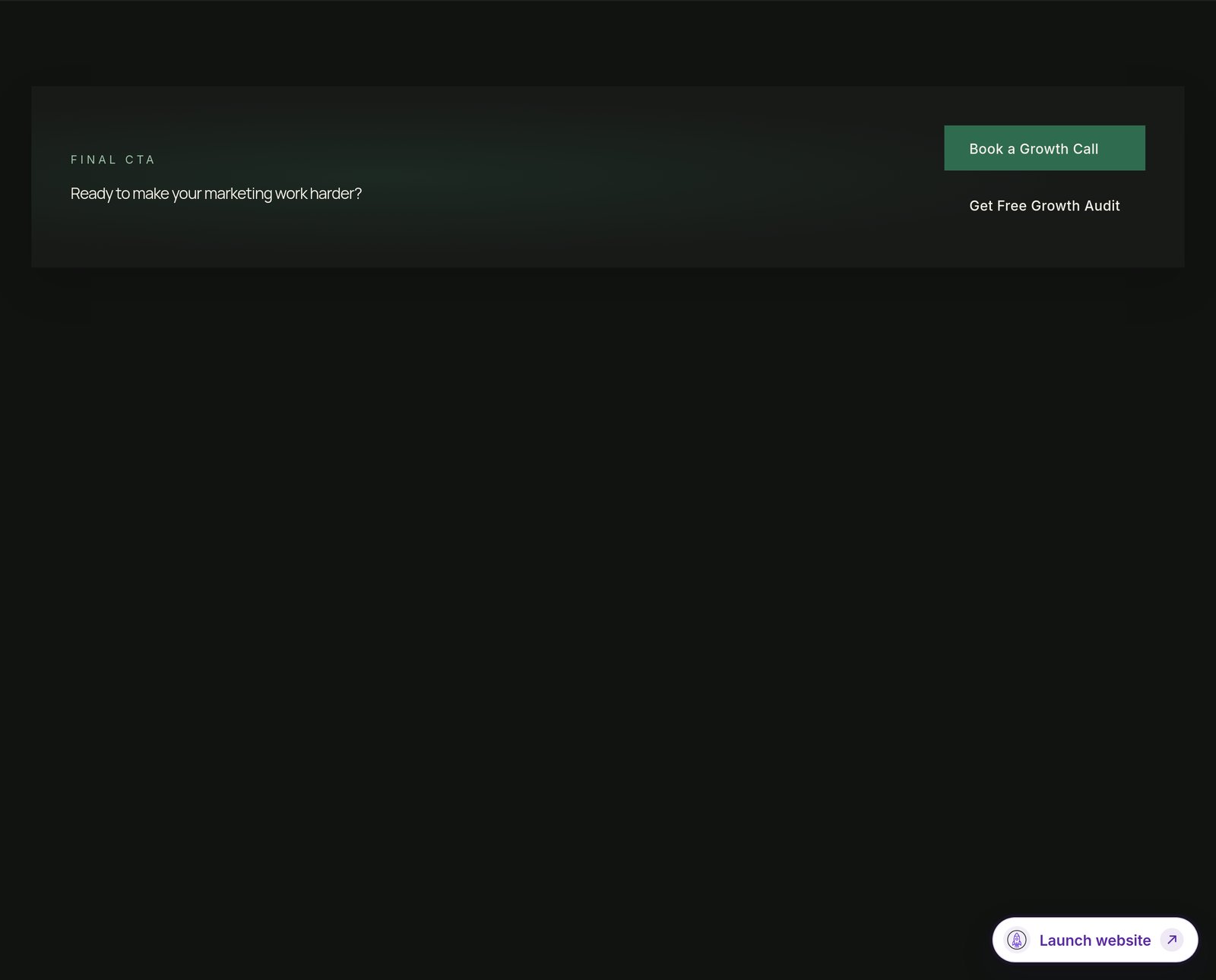 CTA Banner component