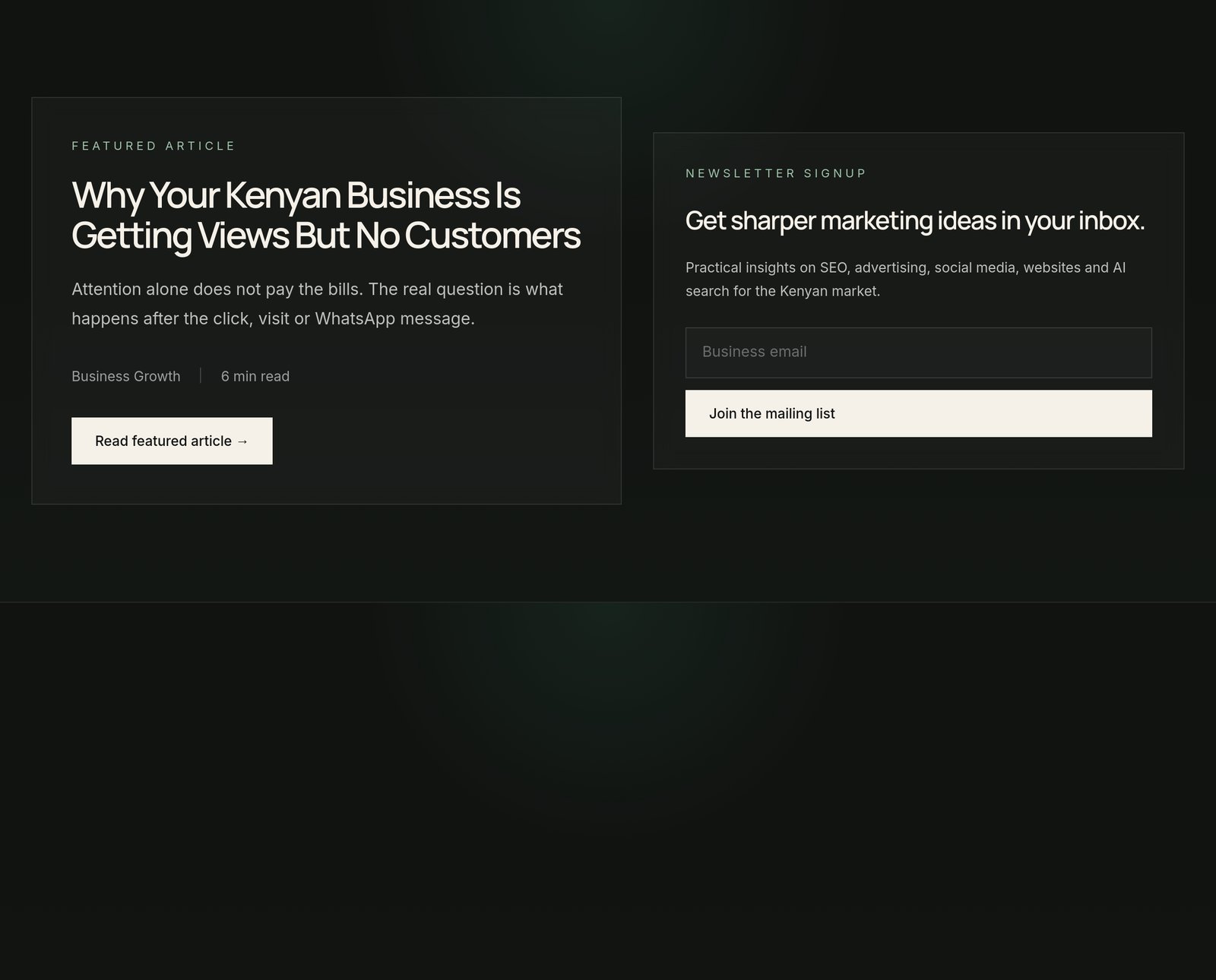 Insights Featured component