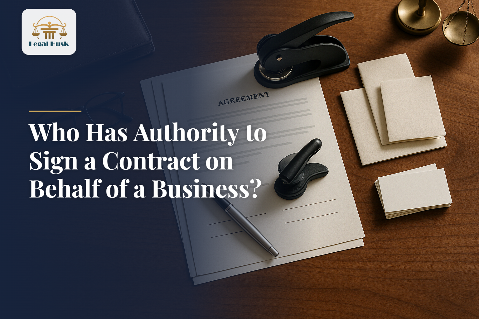 Who Has Authority to Sign a Contract on Behalf of a Business?
