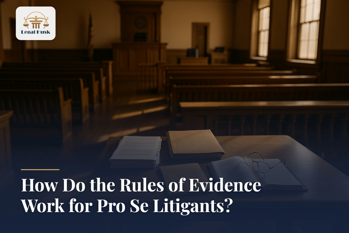 How Do the Rules of Evidence Work for Pro Se Litigants?