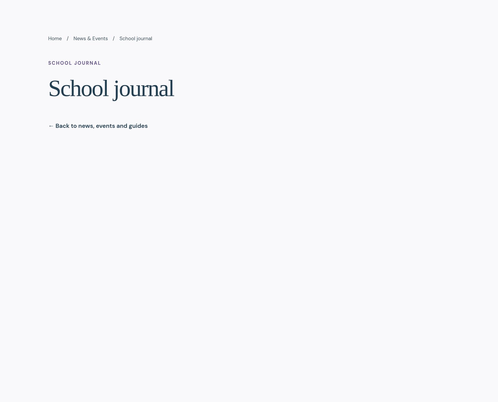 Article Content Section component