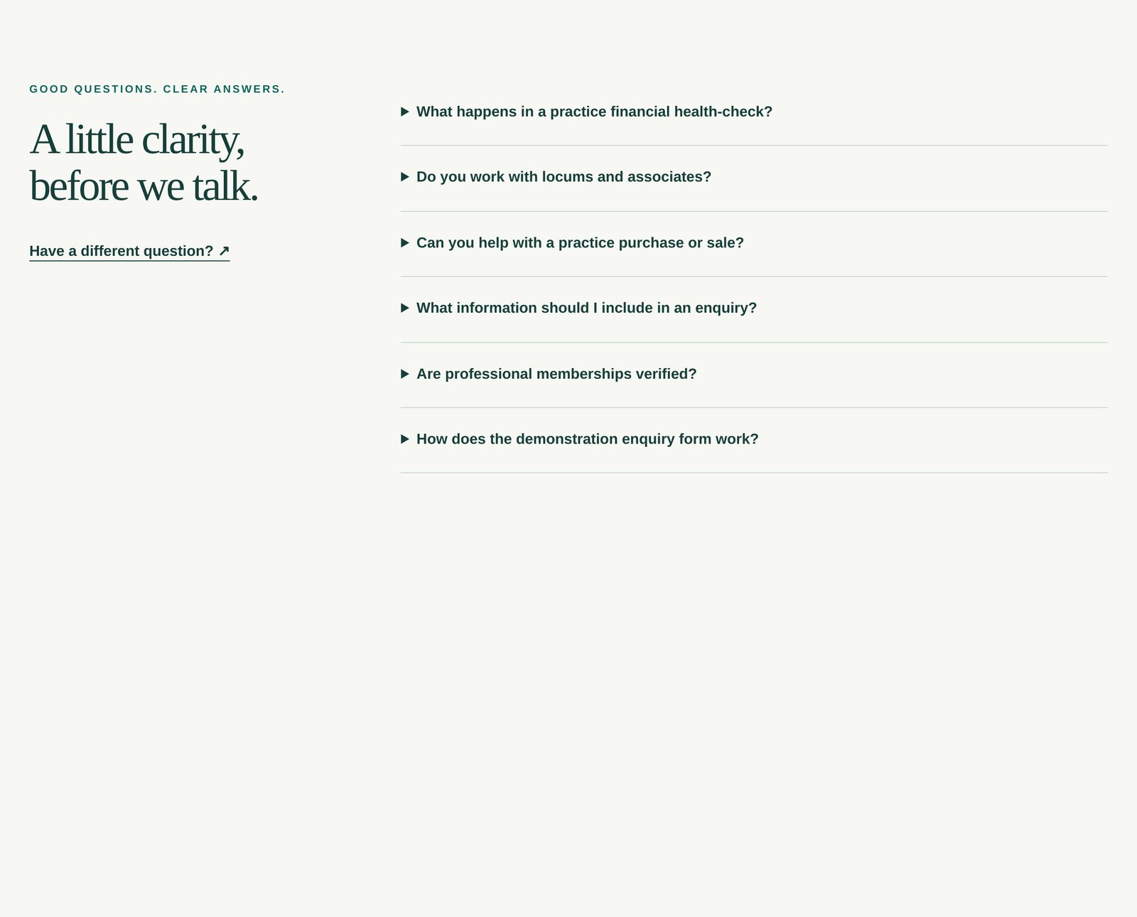 Pulsewell Frequently Asked Questions component