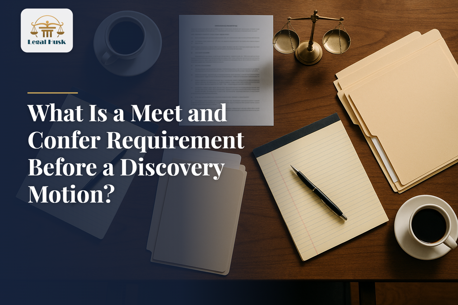 What Is a Meet and Confer Requirement Before a Discovery Motion?