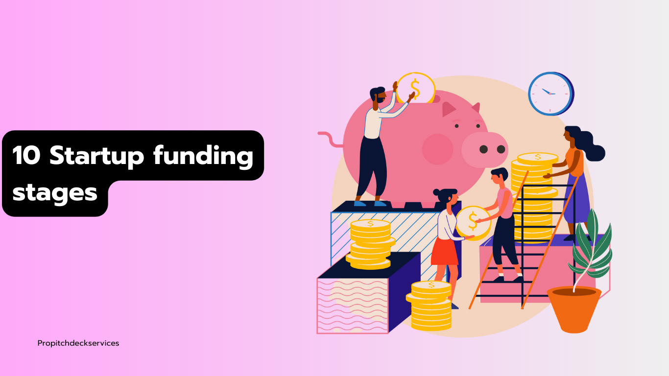 10 Startup funding stages -  SlidesVamp