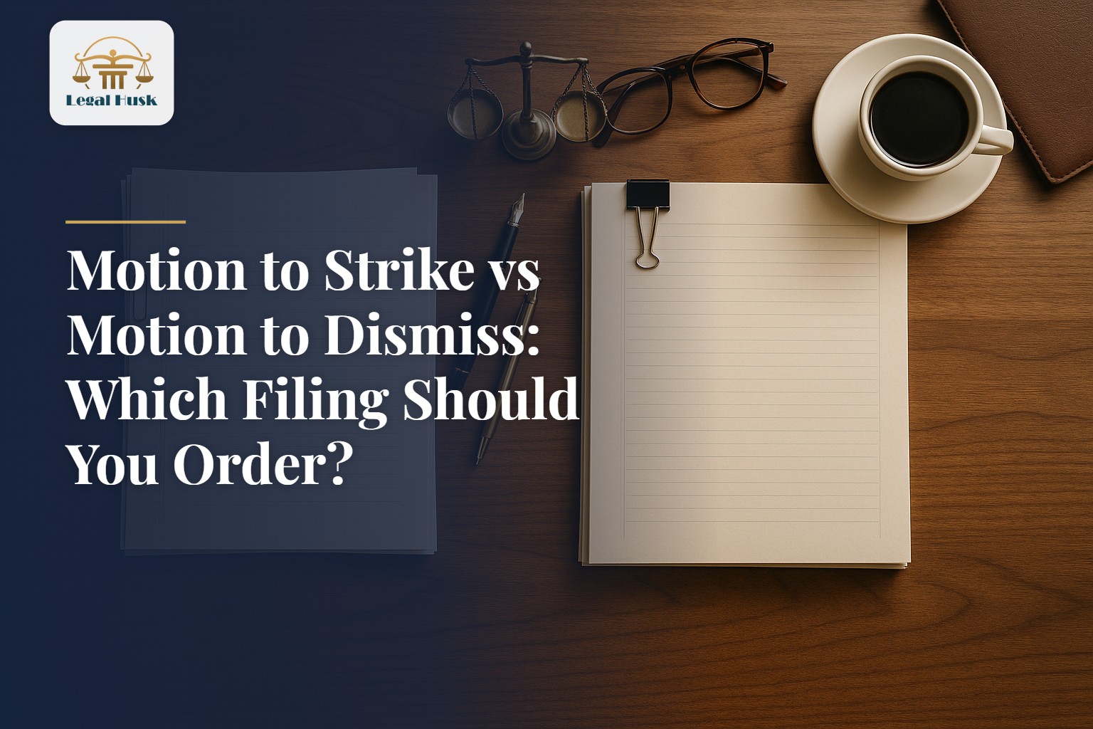 Motion to Strike vs Motion to Dismiss: Which Filing Should You Order?