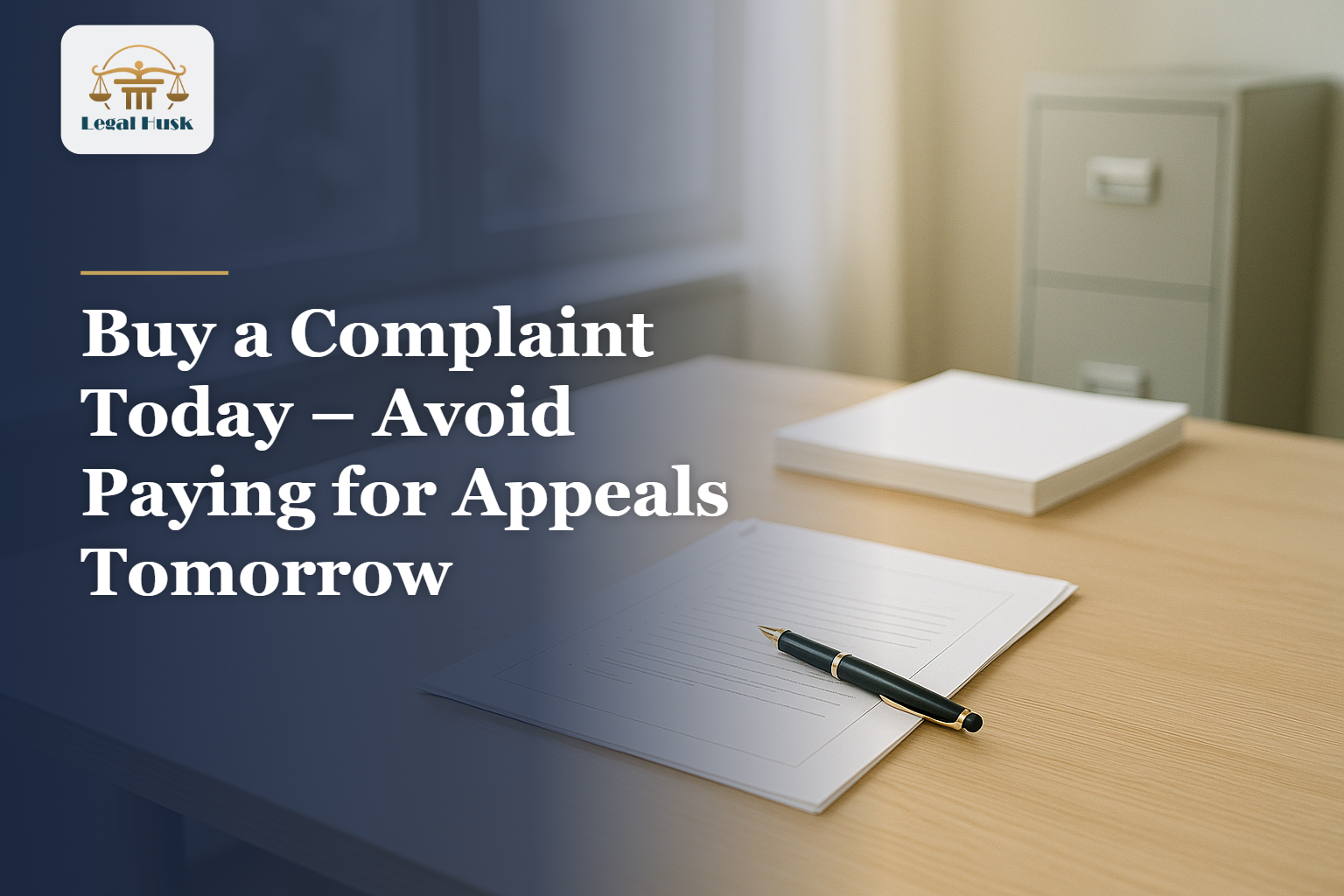 Buy a Complaint Today – Avoid Paying for Appeals Tomorrow