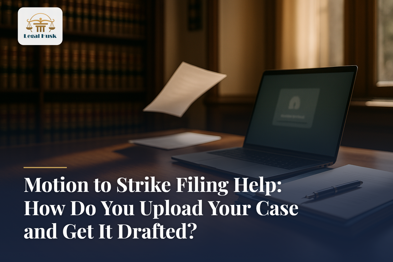 Motion to Strike Filing Help: How Do You Upload Your Case and Get It Drafted?