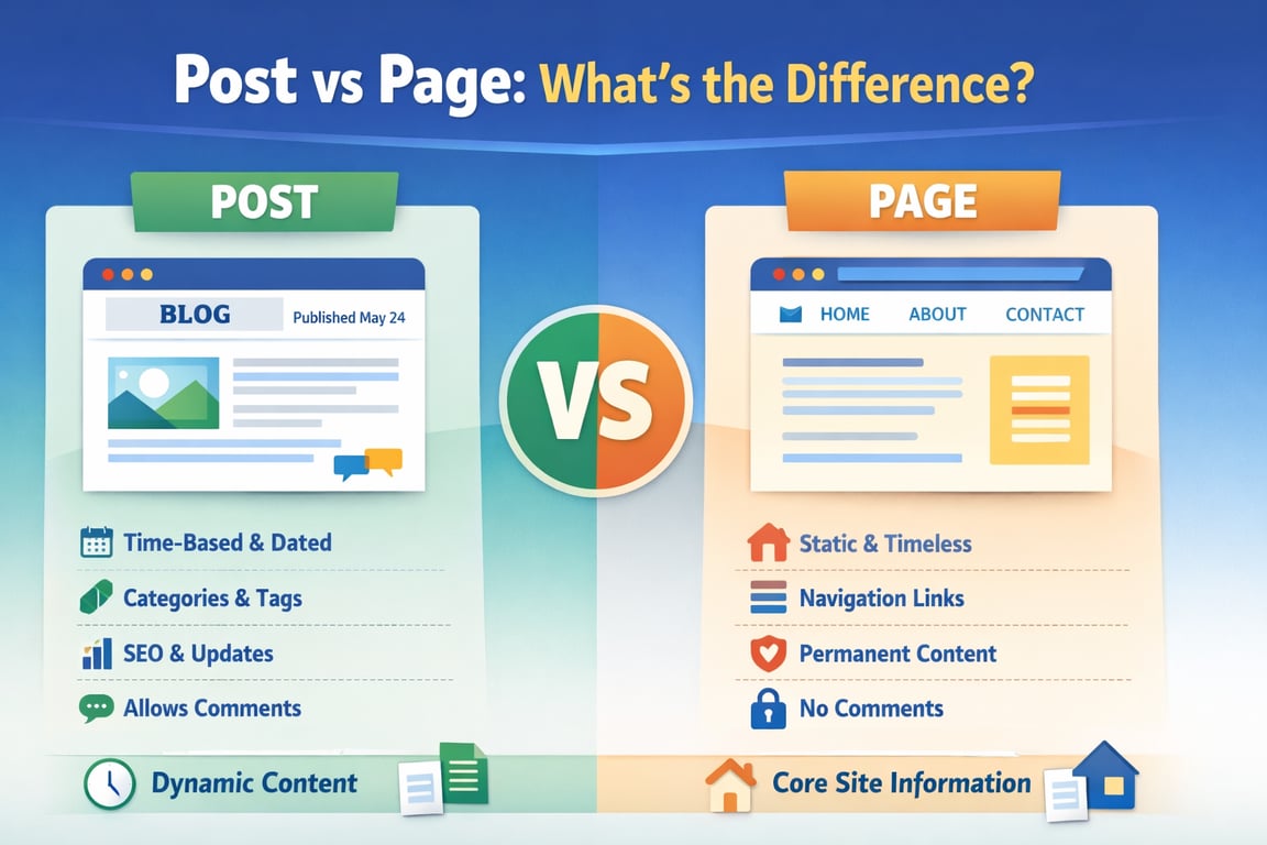 Post vs Page in SDP Platform: What&rsquo;s the Difference?