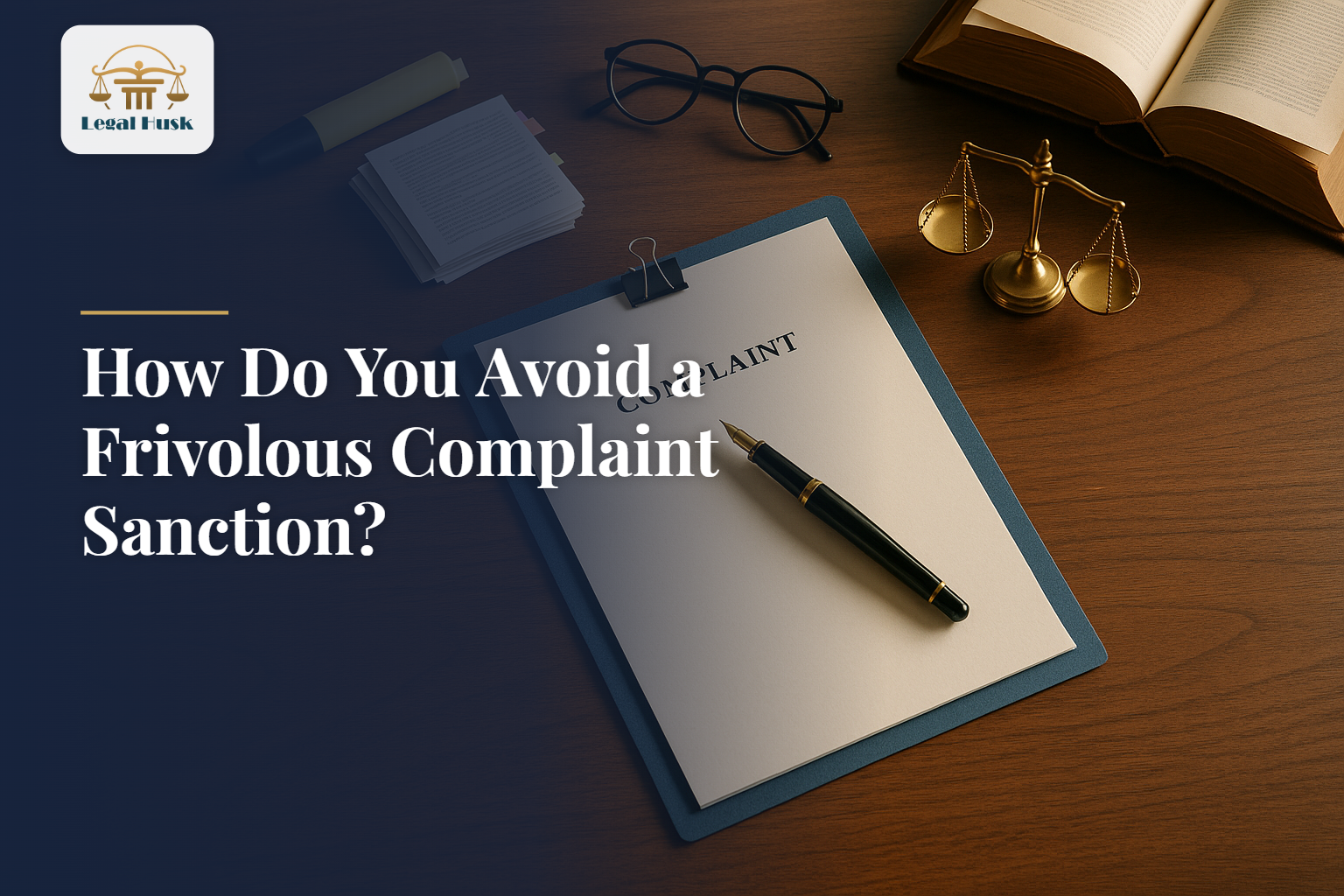 How Do You Avoid a Frivolous Complaint Sanction?