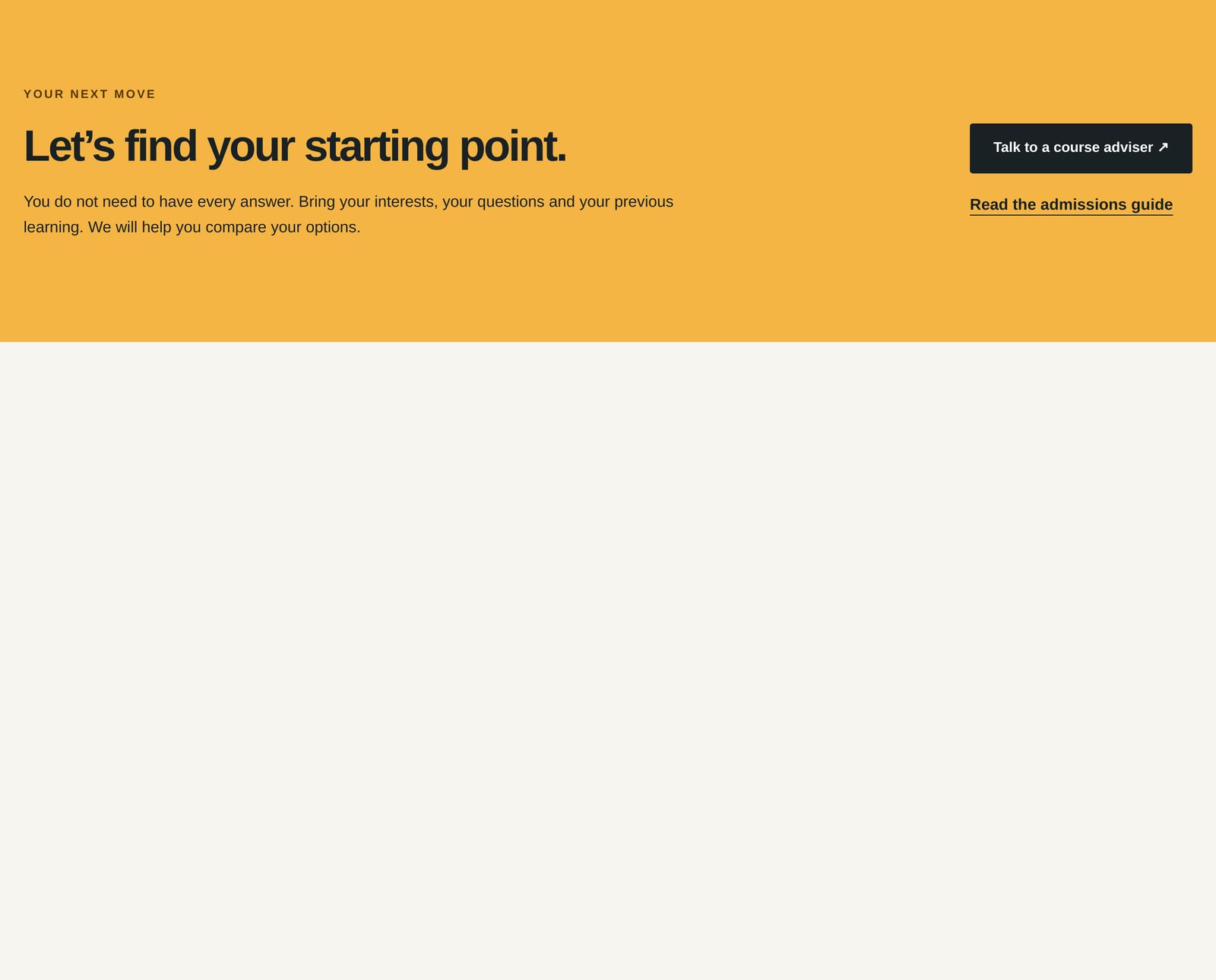 Forge Next Step CTA component