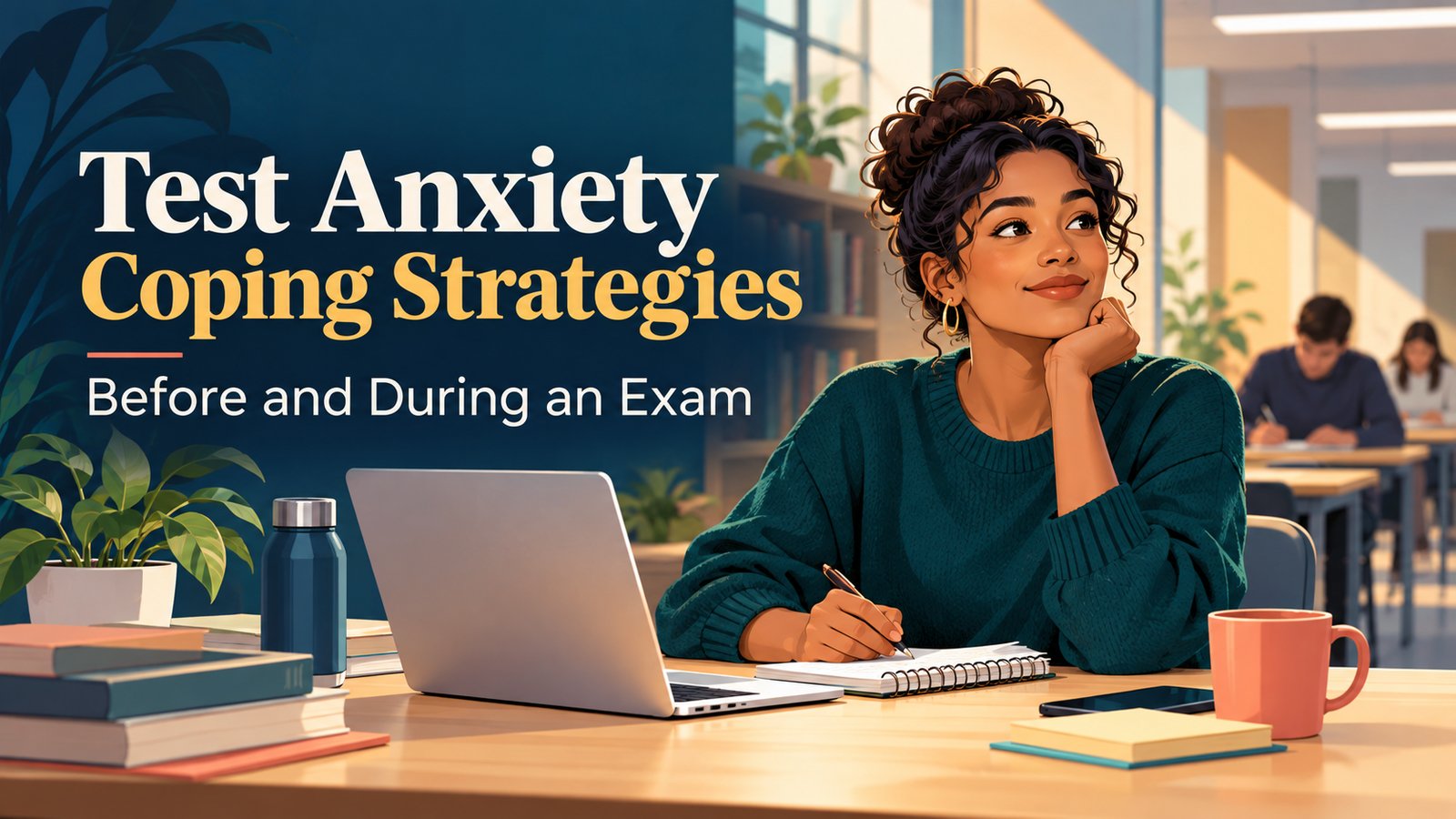 Test Anxiety Coping Strategies Before and During an Exam