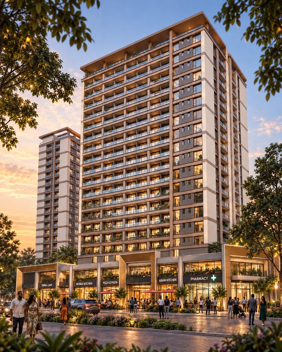 OFFPLAN STUDIOS, ONE AND TWO BEDROOM APARTMENT FOR SALE