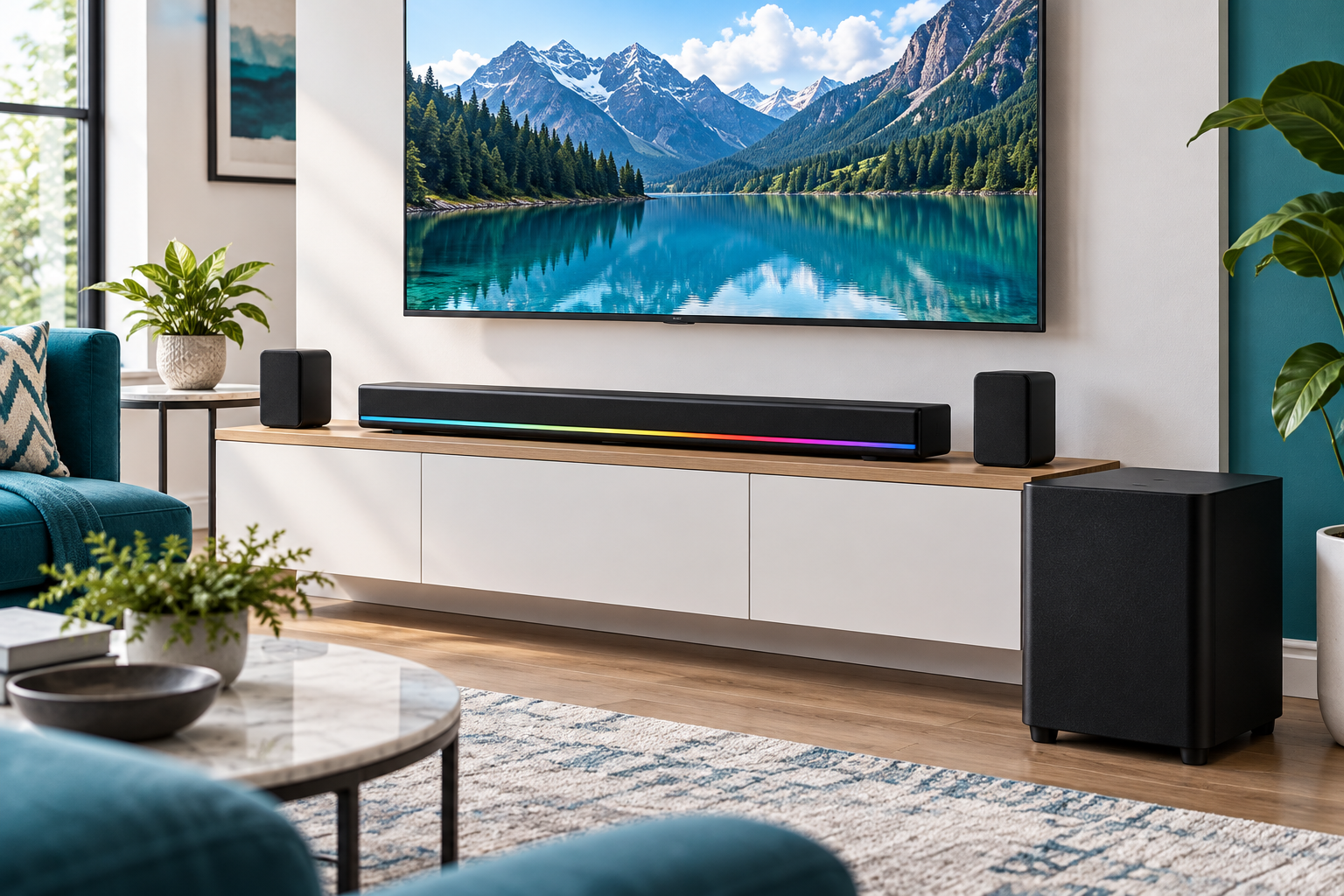 Globalstar GS-A85 5.1-Channel Wireless Soundbar System