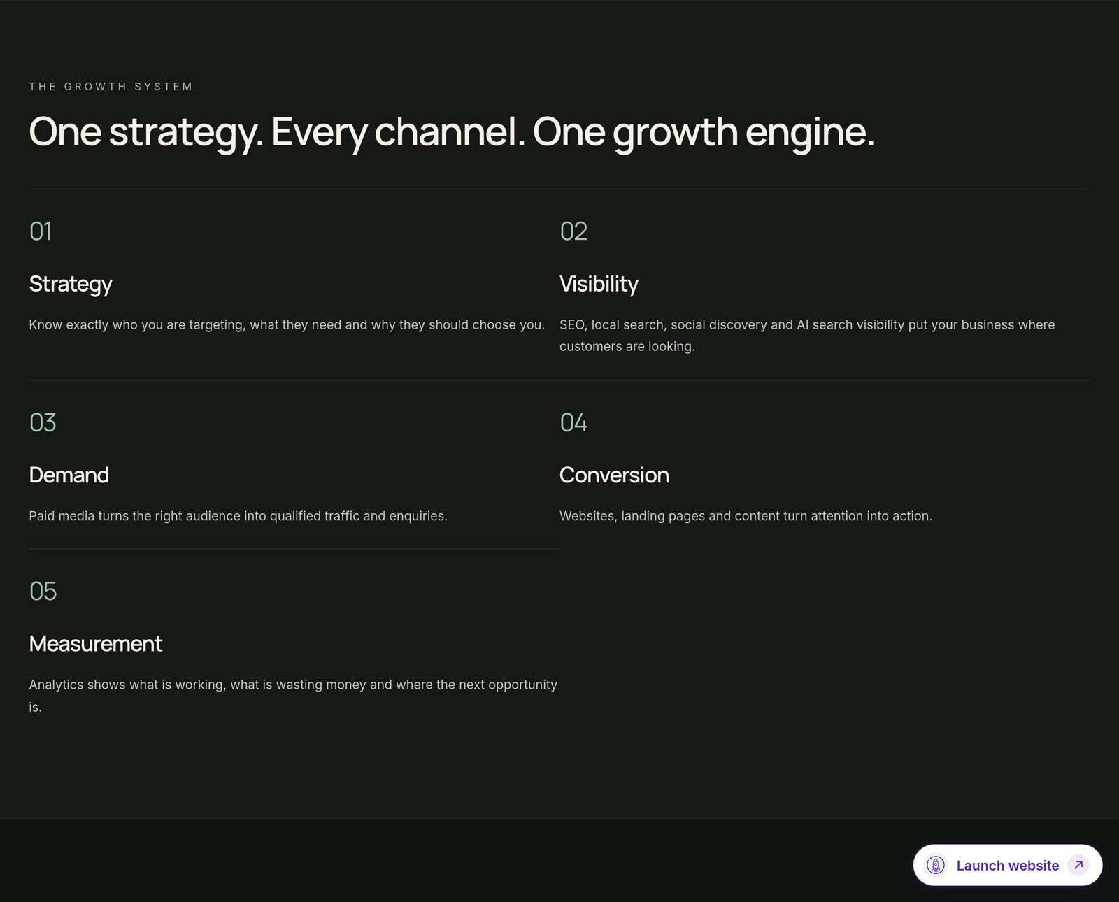 Growth System component