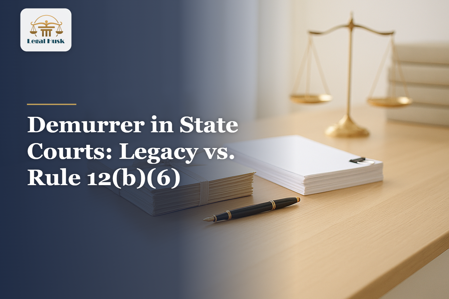 Demurrer in State Courts: Legacy vs. Rule 12(b)(6)