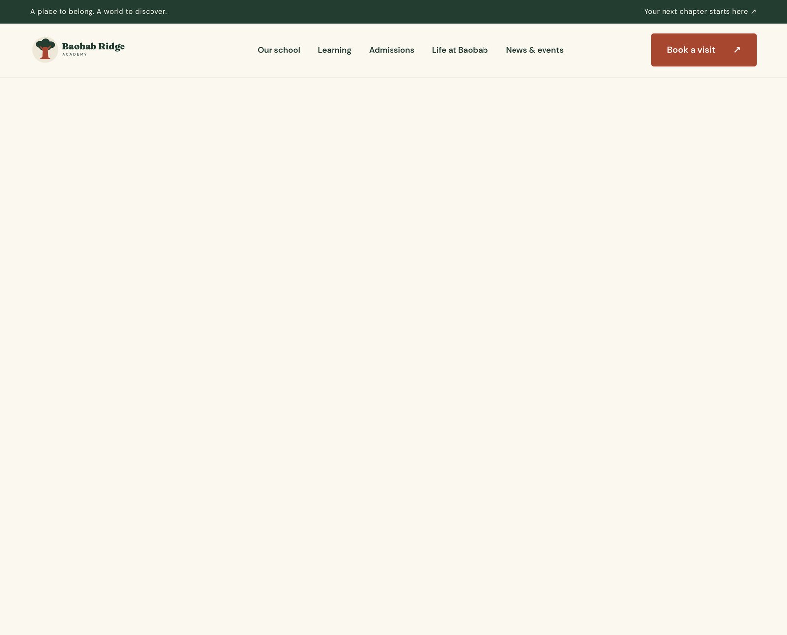 Baobab / Responsive image-logo header component