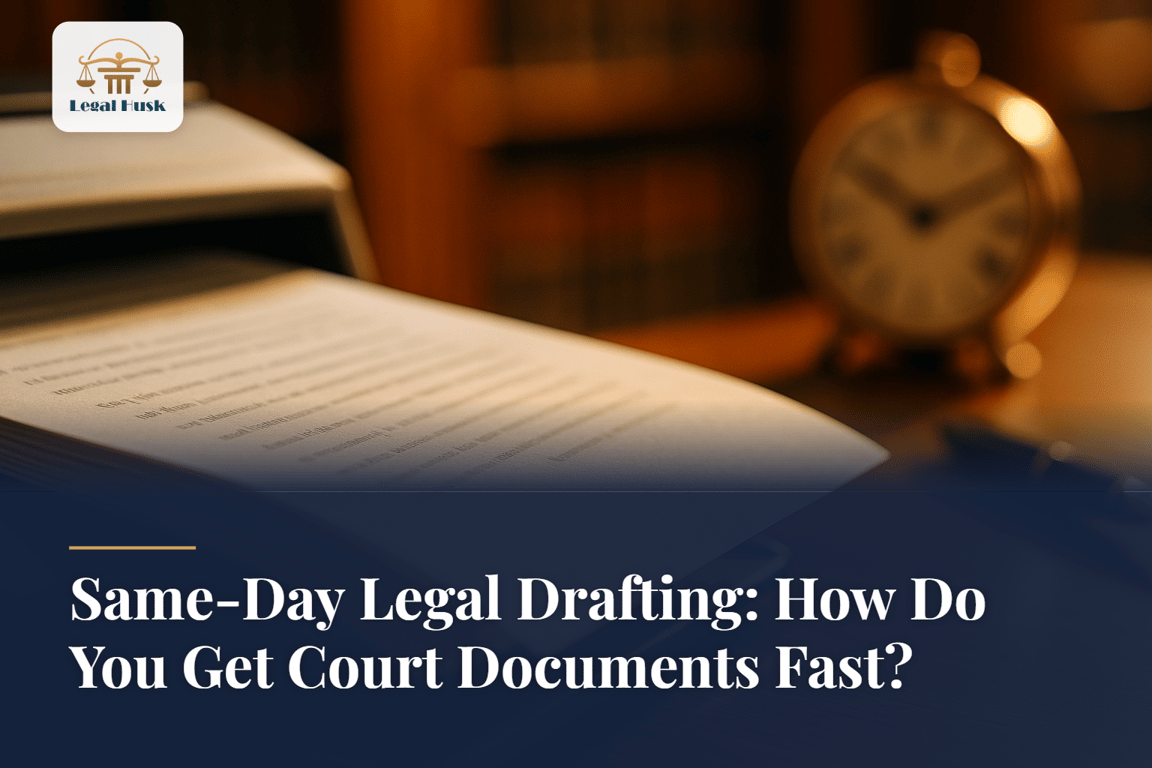 Same-Day Legal Drafting: How Do You Get Court Documents Fast?