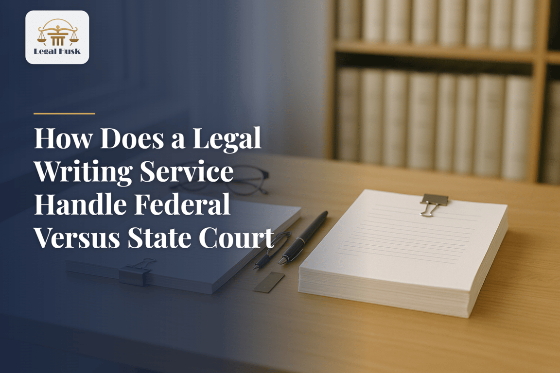 How Does a Legal Writing Service Handle Federal Versus State Court Formatting?
