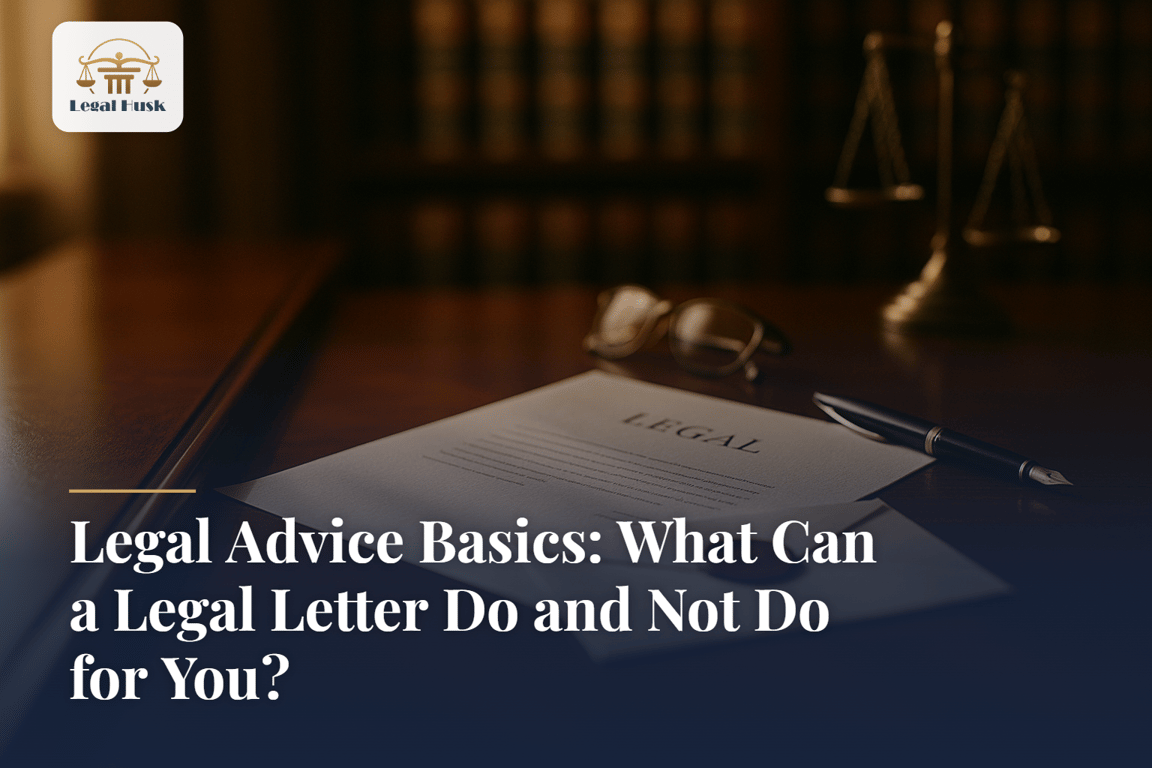 Legal Advice Basics: What Can a Legal Letter Do and Not Do for You?