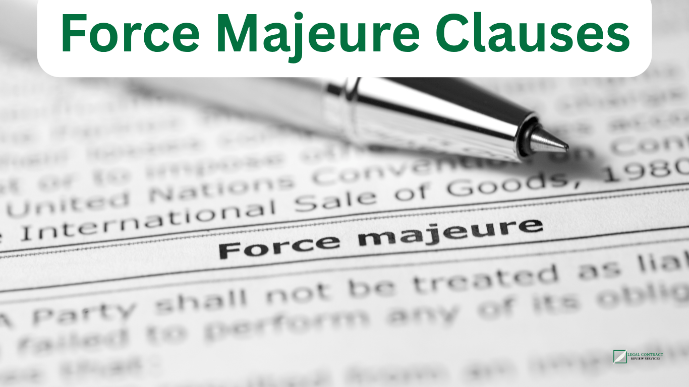 Force Majeure Clauses Explained