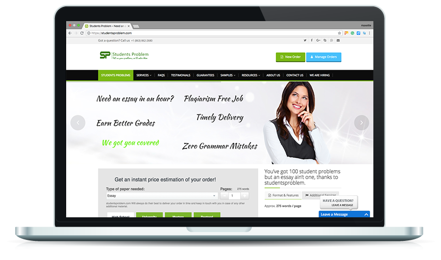 StudentsProblem.com website