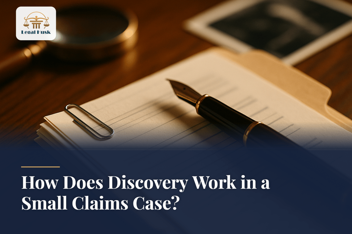 How Does Discovery Work in a Small Claims Case?
