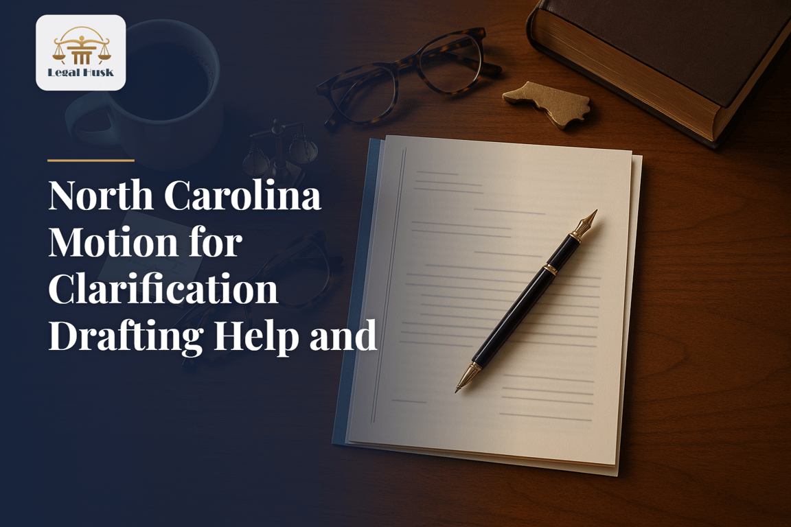 North Carolina Motion for Clarification Drafting Help and Pricing: What Should You Know?