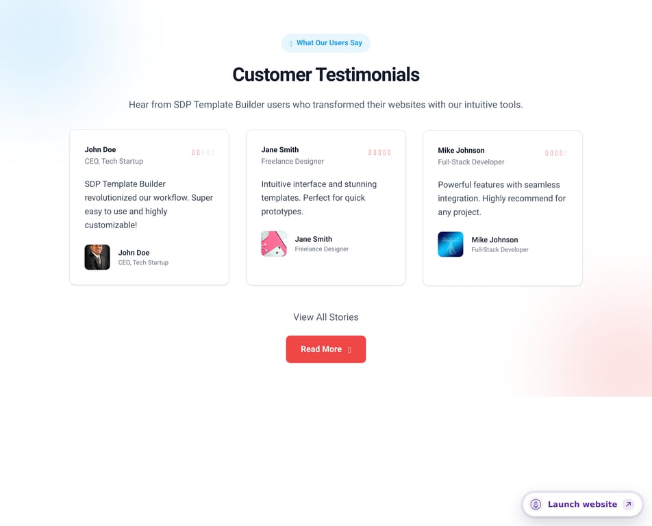 Testimonial 1 component