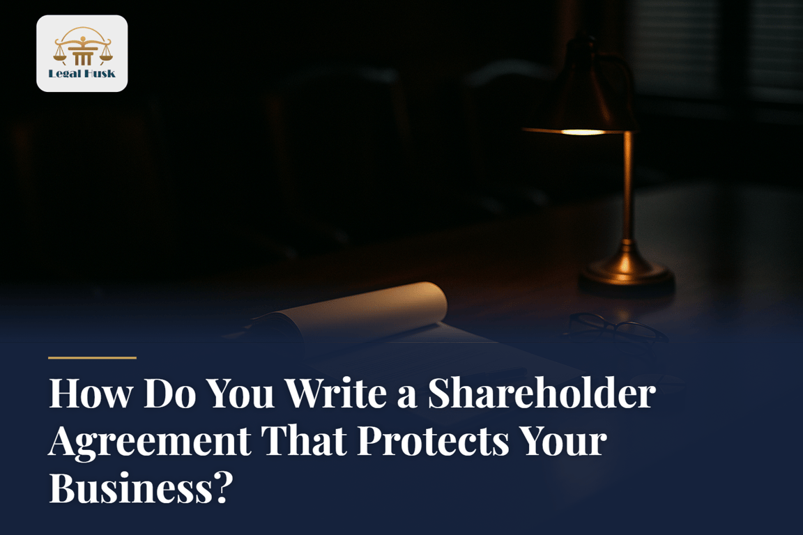 How Do You Write a Shareholder Agreement That Protects Your Business?