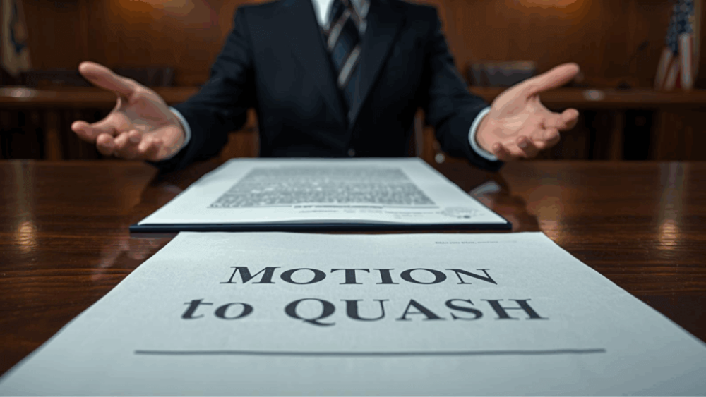 Affordable Lawyer Services for Motion to Quash Subpoenas