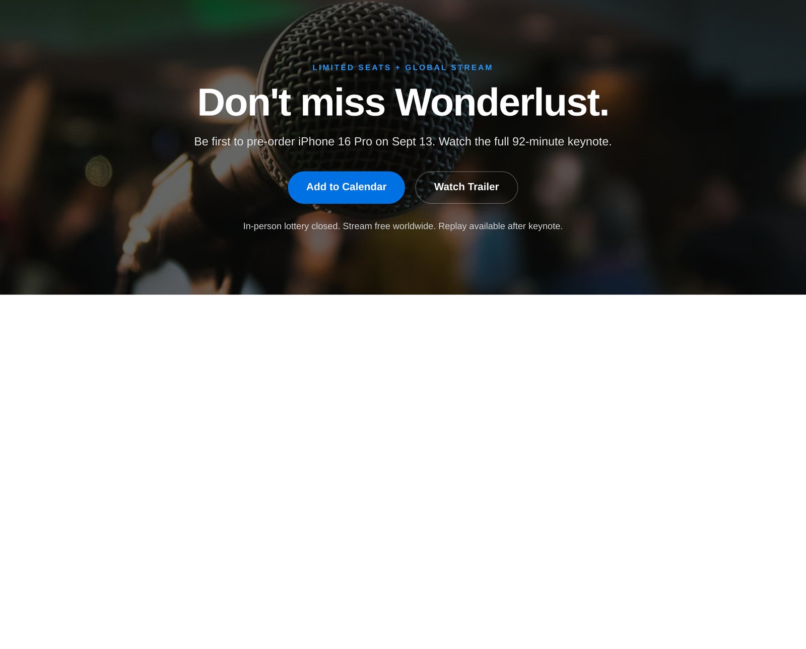 Ticket CTA Banner component