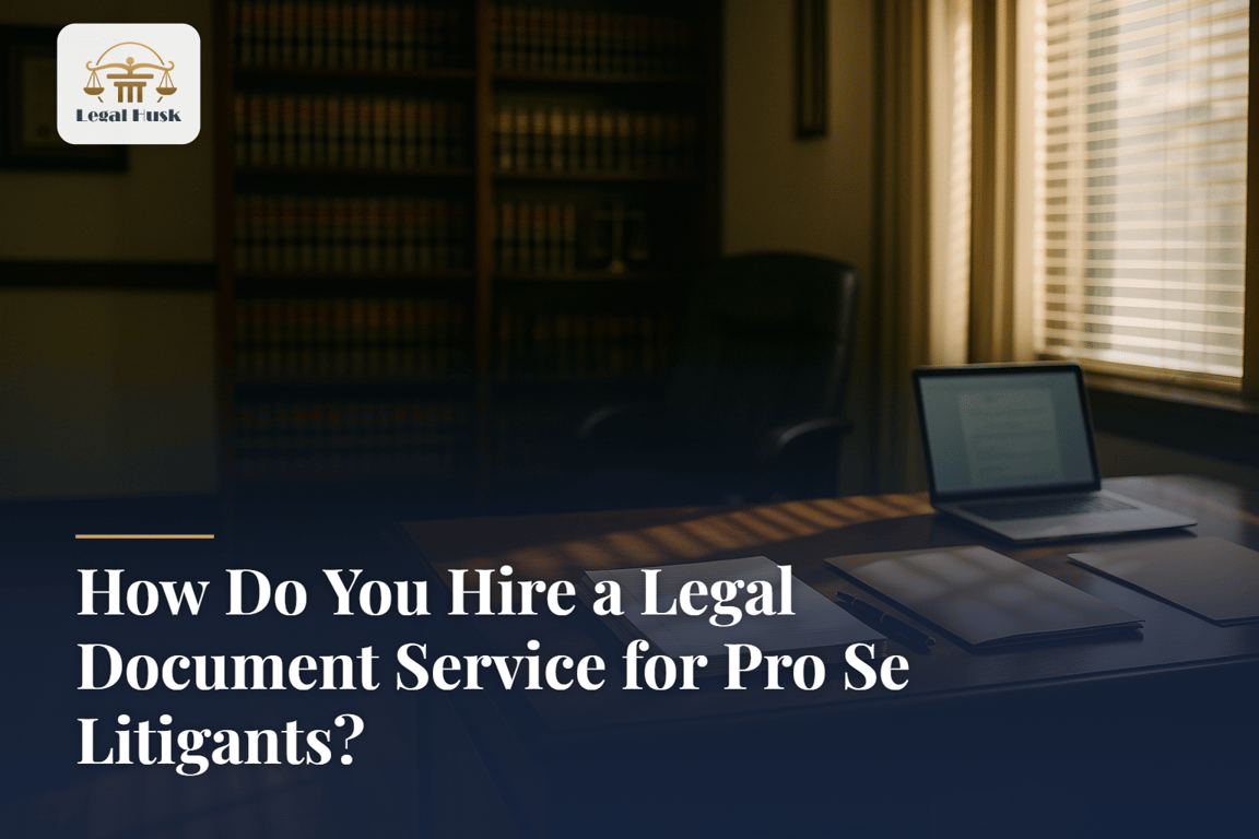 How Do You Hire a Legal Document Service for Pro Se Litigants?
