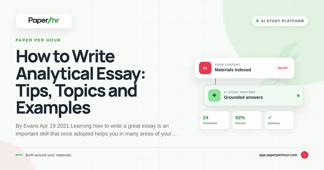How to Write Analytical Essay: Tips, Topics and Examples