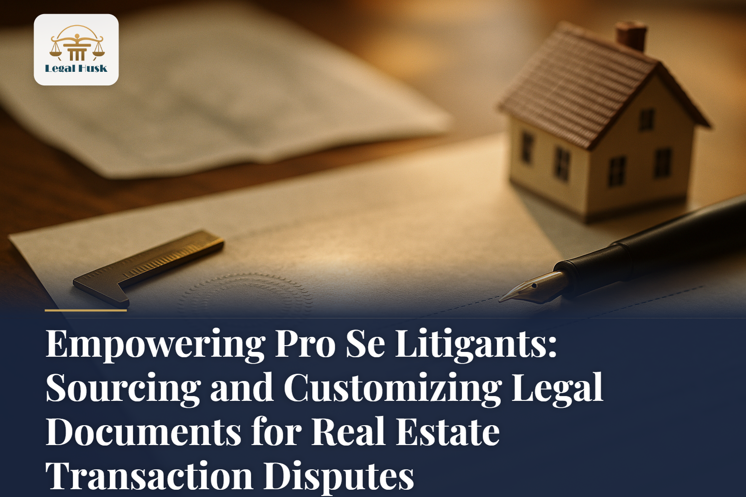 Empowering Pro Se Litigants: Sourcing and Customizing Legal Documents for Real Estate Transaction Disputes