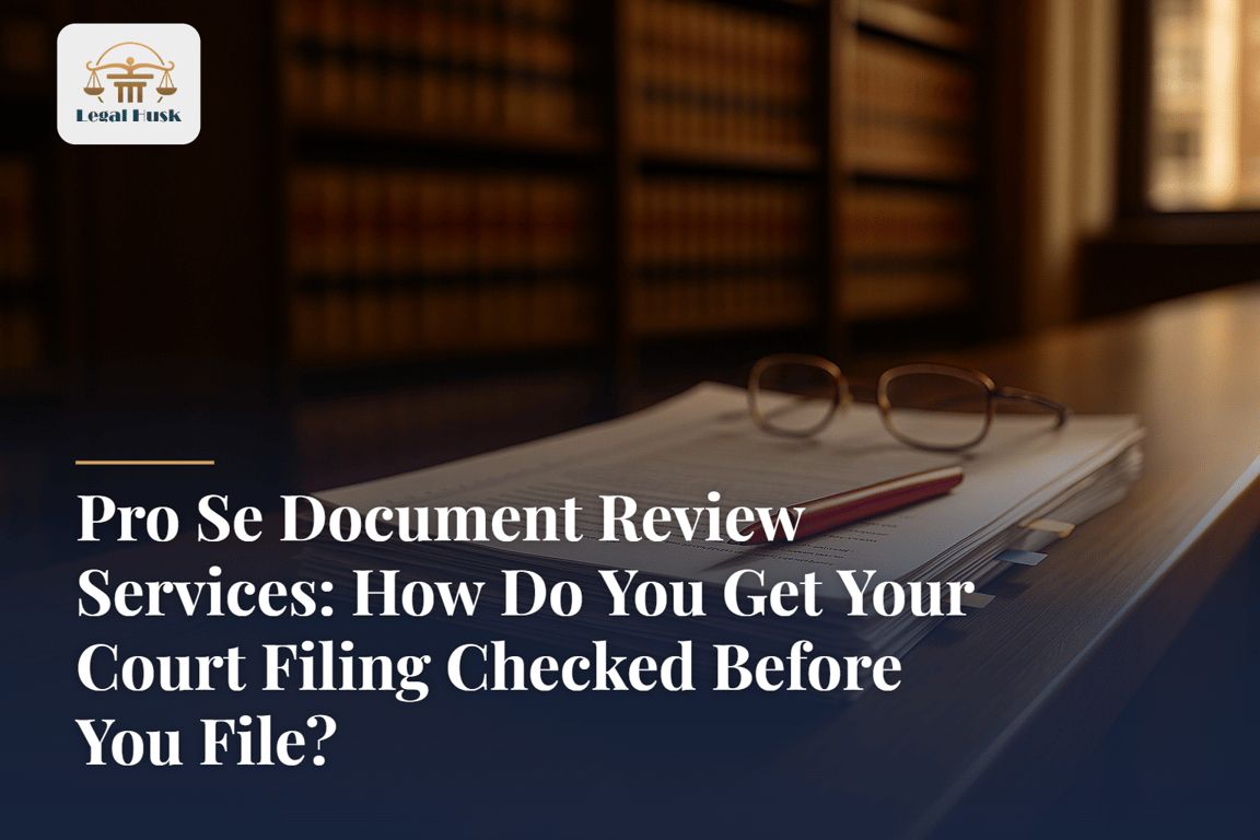 Pro Se Document Review Services: How Do You Get Your Court Filing Checked Before You File?
