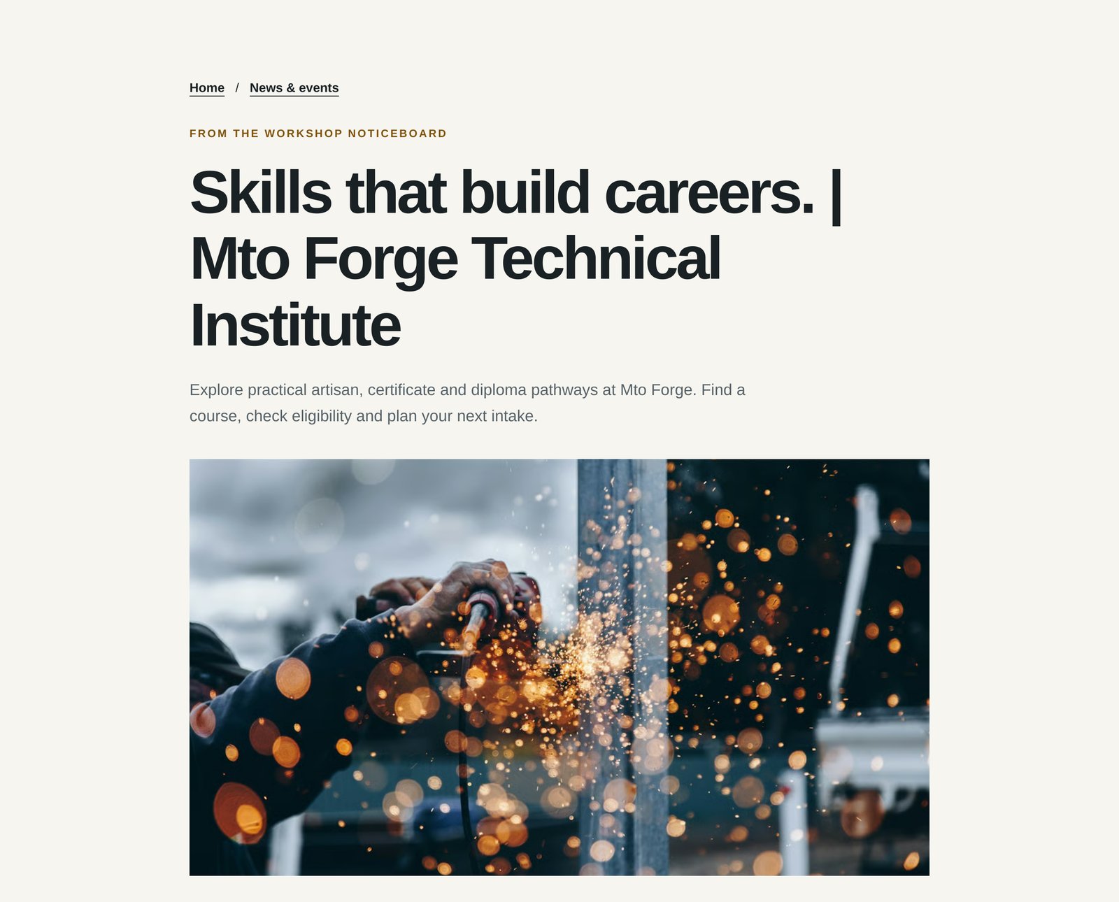 Article Content Section component