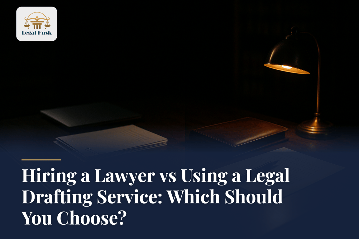 Hiring a Lawyer vs Using a Legal Drafting Service: Which Should You Choose?
