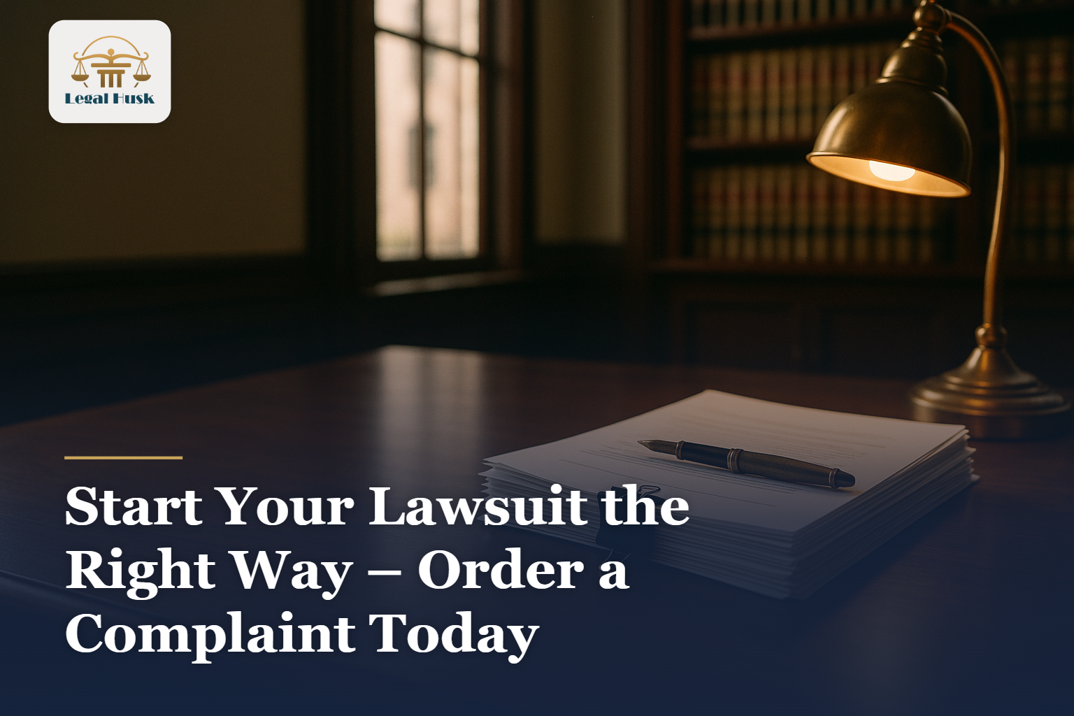 Start Your Lawsuit the Right Way – Order a Complaint Today