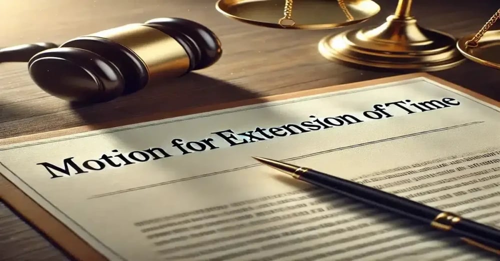 Affordable Motion to Extend Time Drafting Services for Civil Litigants